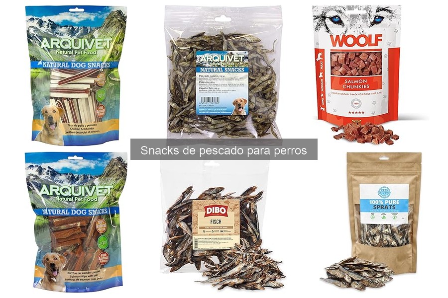 Tipos de snacks de pescado para perros: variedades y opciones