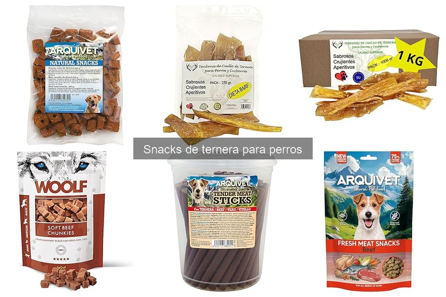 Tipos de snacks de ternera para perros: ¡Descubre las mejores opciones!