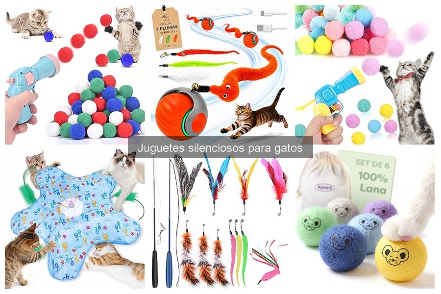 Ventajas de los Juguetes Silenciosos para Gatos