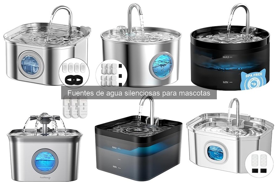 Ventajas de usar fuentes de agua silenciosas para mascotas