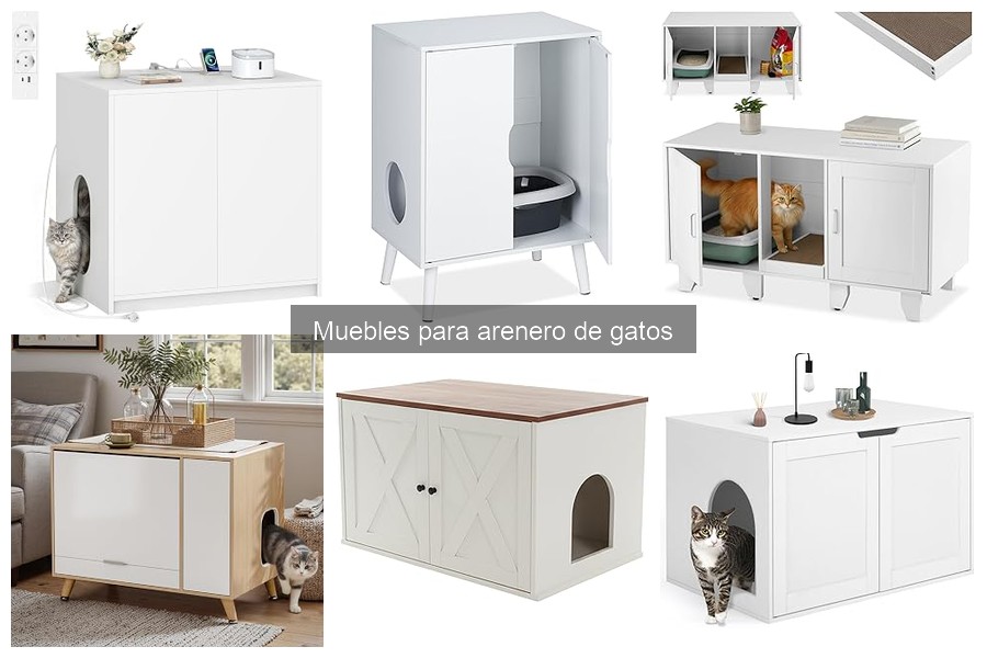 Ventajas y desventajas de los muebles para arenero de gatos
